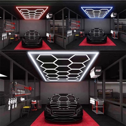 14x led hexagon lampe - led,