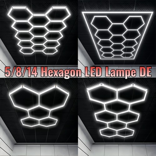 Hexagon led lampe - hexagon,