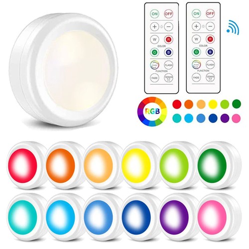 Rgb schrankleuchten led - 6/12,