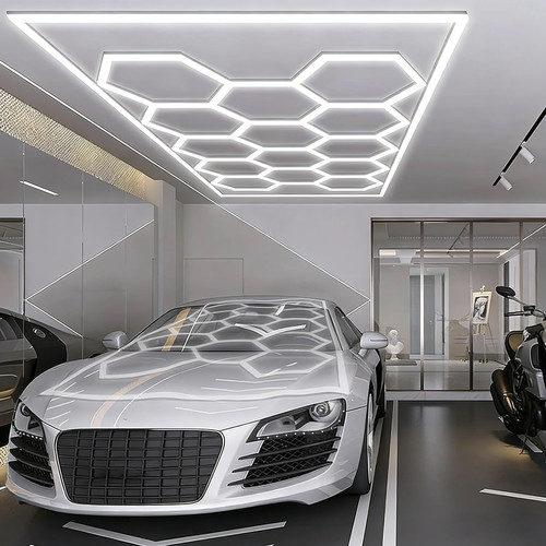 14x hexagon led lampe - hexagon,