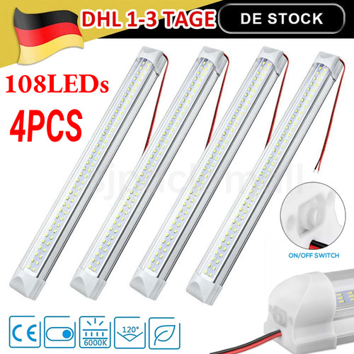 12v led streifen leuchte - 4x,