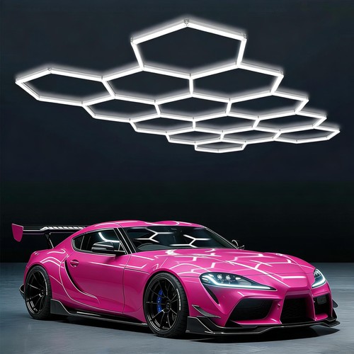 14x hexagon led lampe - 14x,